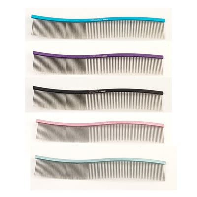 Aluminium curved comb 22 cm