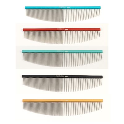 Aluminium half moon comb 16.5 cm