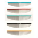 Aluminium half moon comb 16.5 cm