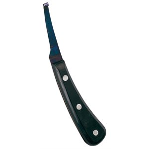 Hoof Knife Black And Blue Fine Blade Right Hand