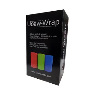 Ucow-Wrap Red Bandage 4"