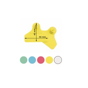 Ukalflex Tag Large / Large Blank Yellow X20