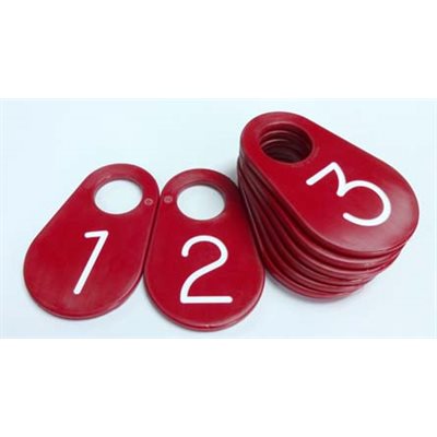 Tag Neck Red #122