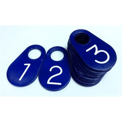 Tag Neck Blue #12