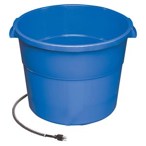 Heated Bucket 16gal (16.5 Litre)