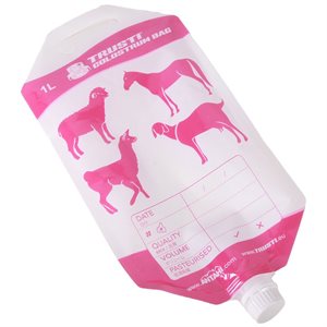 Trusti - 1 L Colostrum bag for lamb / kid / cria / foal