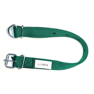 Nylon Cow Collar Green With D ring Attachment 125 / 4cm