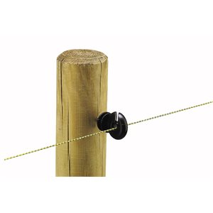 Fencing Insulator - Screw in Ring - Black X25