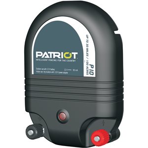 PATRIOT P10 Dual -Energy Fence Charger 1J