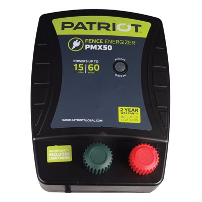 Électrificateur patriot pmx50 110v 0.5j