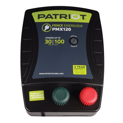 Électrificateur Patriot PMX120 110 volts 1.2 joules
