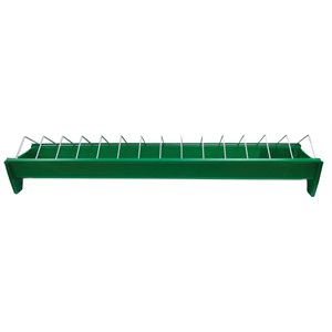 CHICK'A Poultry Feed Trough with Wire Grid 75cm